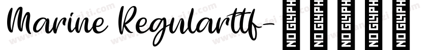 Marine Regularttf字体转换